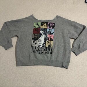 Gray Taylor Swift Graphic Sweatshirt